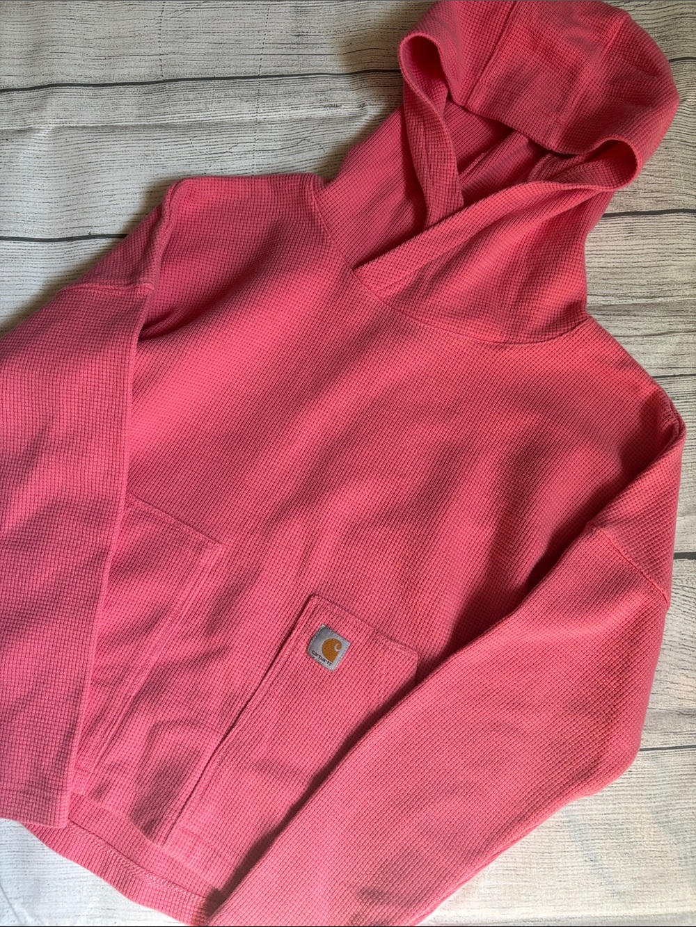 Children’s Pink Carhartt Hooded Pullover